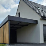 Carport Melez semi-fermé à Emmerin