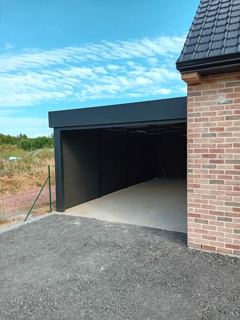 Carport Semi-Fermé à Lille vue de face