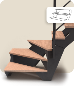 Modele d'escalier sur mesure Kandinsky