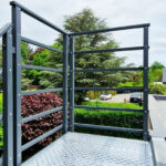 Escalier Exterieur Rothko réalisé dans le nord vue sur le garde corps 5 sous-lisses