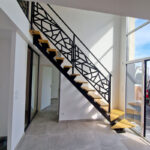 Escalier sur mesure à Armentieres quart tournant