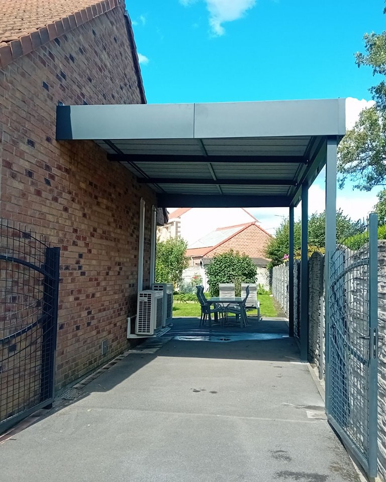 Carport Métal aluminium à Béthune