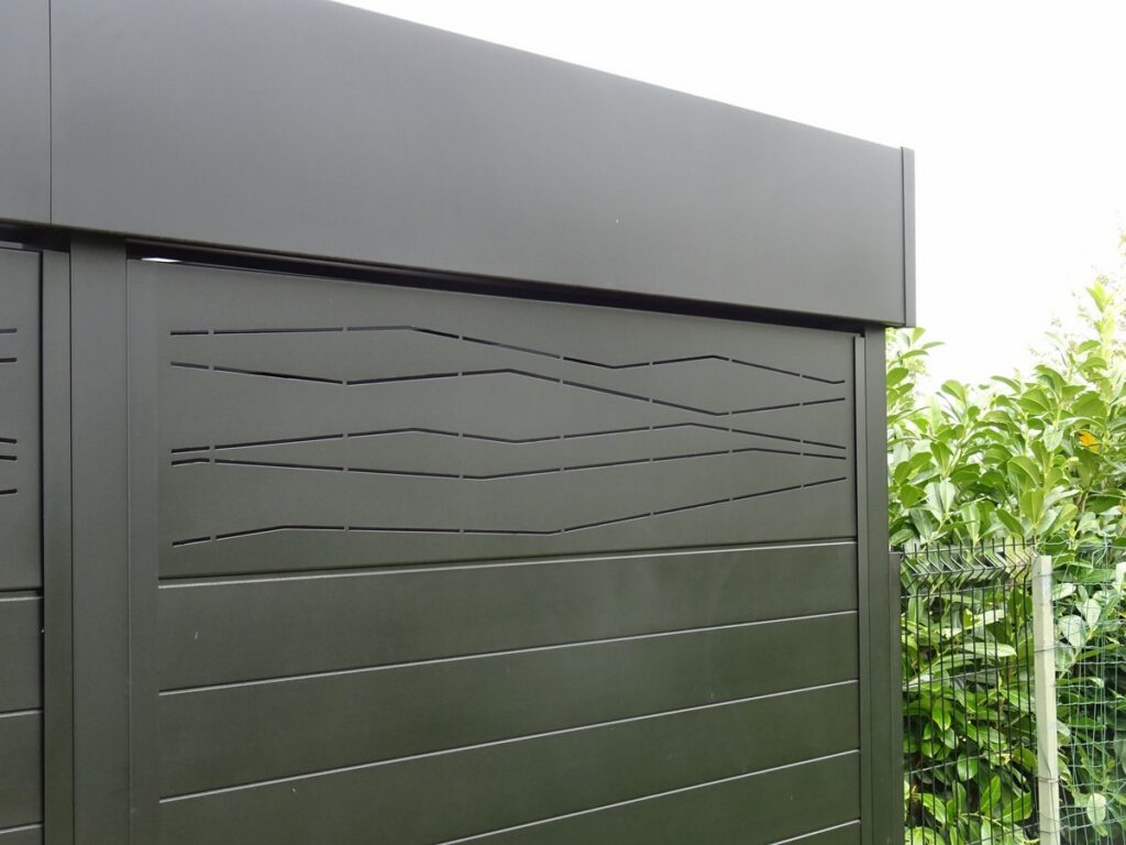 détail de la découpe laser