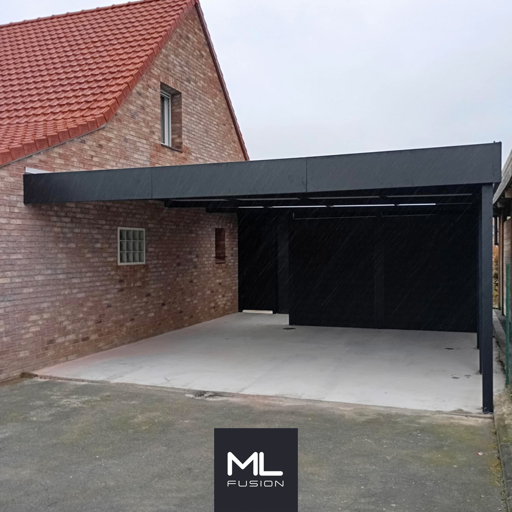 Entrée du Carport Fabriqué à Arras