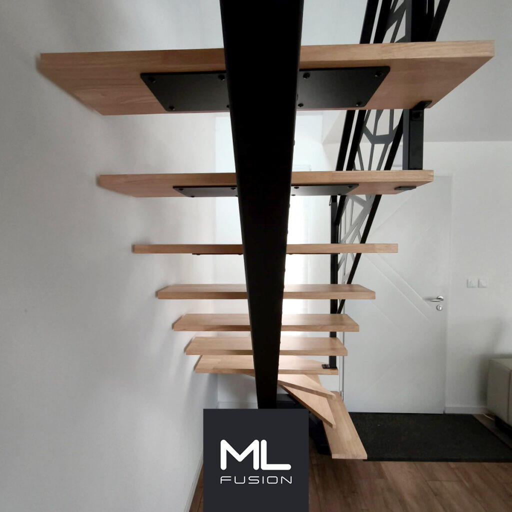 Escalier Stael à Béthune vue du dessous