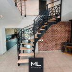 vue d'ensemble de l'escalier