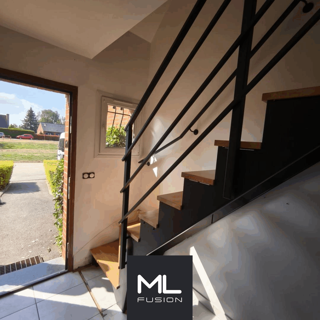 Escalier Katz 700 quart tournant droit à Douai