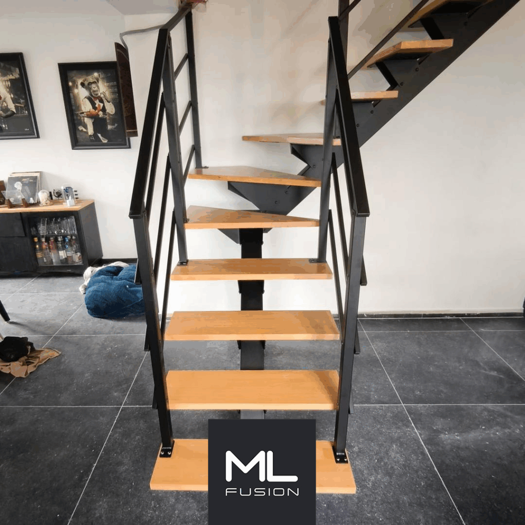 Escalier Stael quart tournant installé à Arras