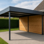 une image d'un carport semi-fermé en région Hauts-de-France