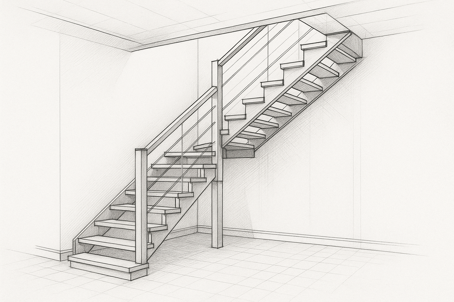Dessin Escalier