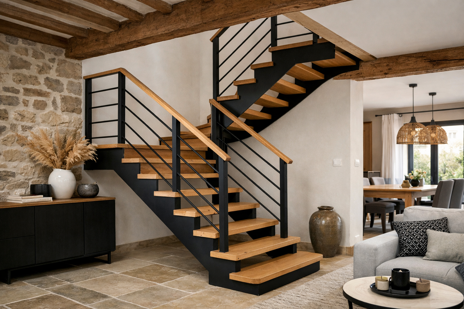 Quart tournant gauche ou droite : comment faire le bon choix pour votre escalier en Hauts-de-France