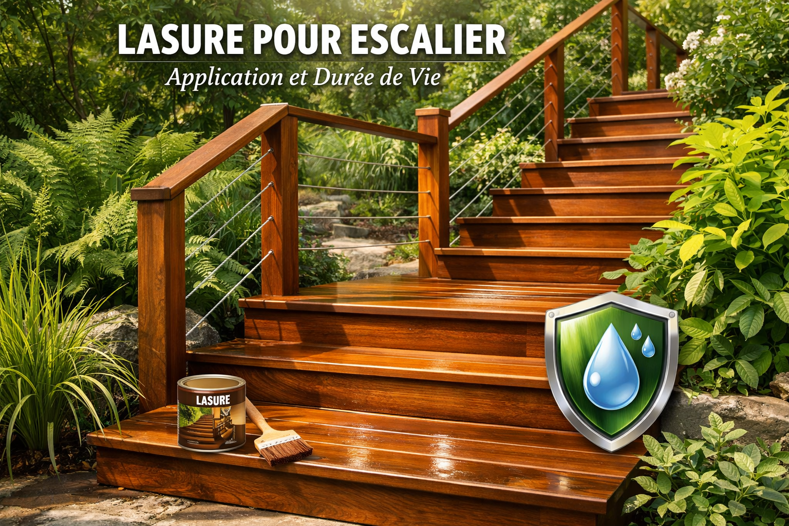 Lasure pour Escalier : Application et Durée de Vie