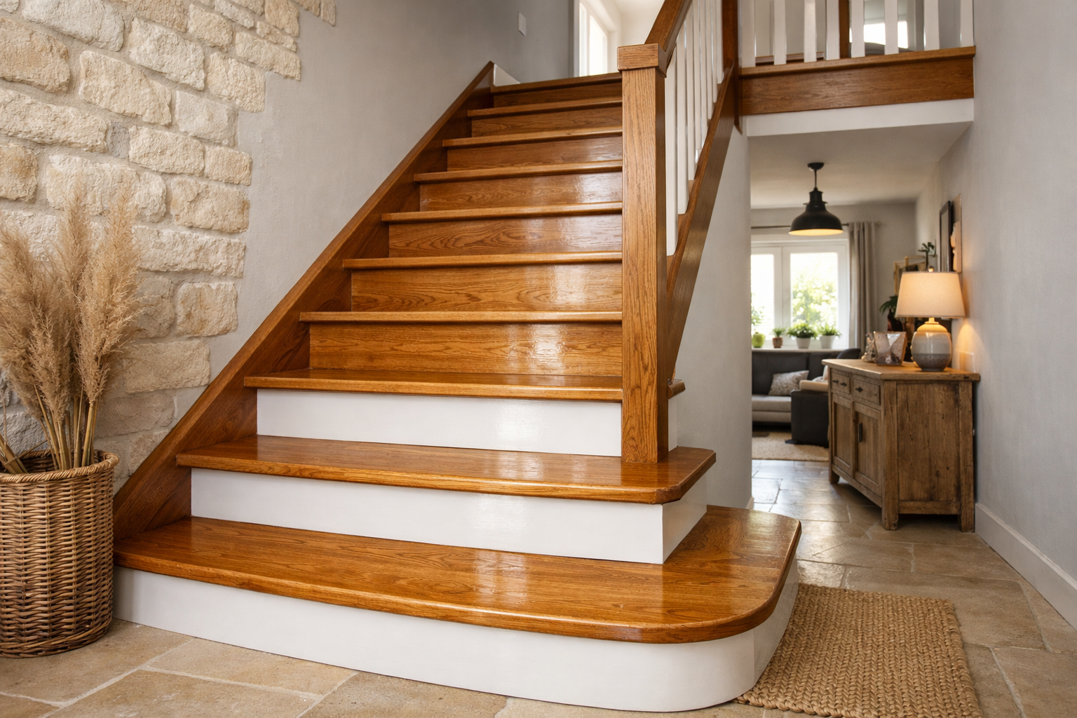 Comment vernir les marches d&rsquo;un escalier sans laisser de traces