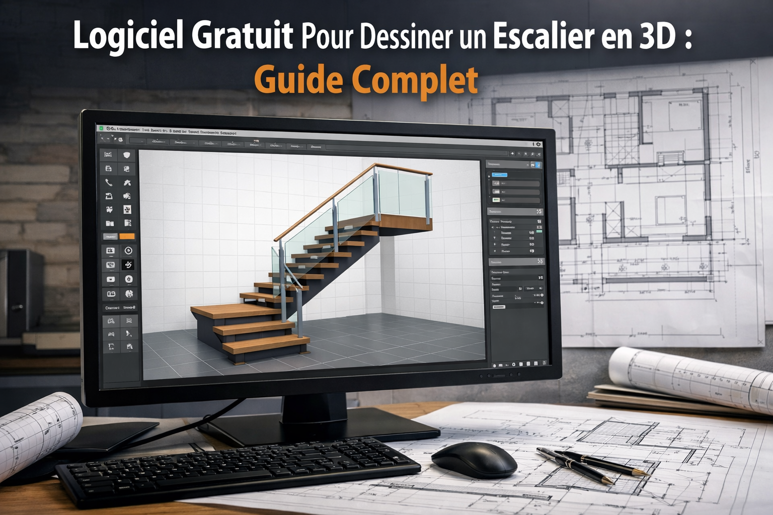 Logiciel Gratuit Pour Dessiner un Escalier en 3D : Guide Complet