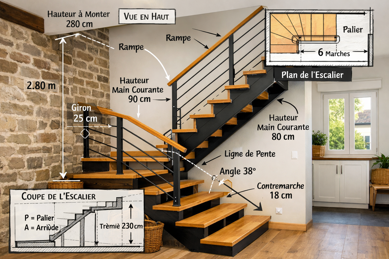 Comment Lire un Plan d’Escalier d’Architecte : Guide Pratique pour les Résidents des Hauts-de-France