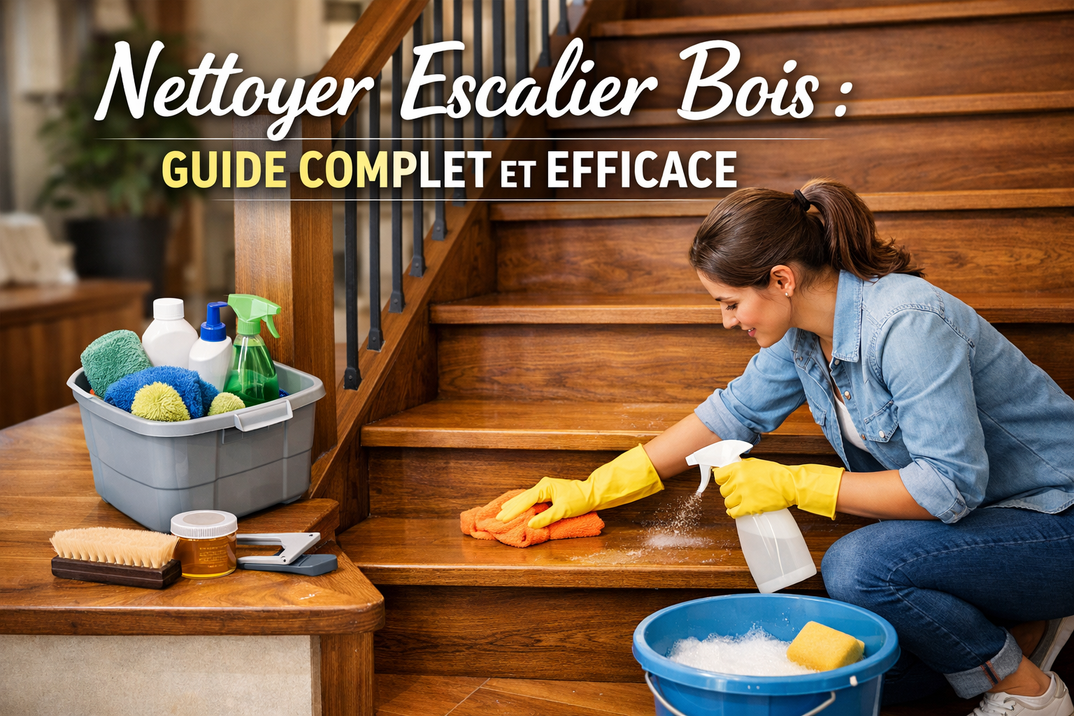 Nettoyer escalier bois : guide complet et efficace